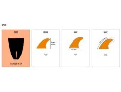 Chris Christenson - Tracker - 10" - Smoke -Horizon Surf chris christenson tracker 10 smoke captain fin 7