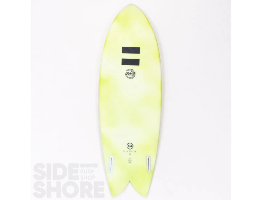 DAB - Fish - Yellow - 5'5 X 20 7/8" X 2 1/2" - 33.5 L - Futures - Twin 4 DAB - Fish - Yellow - 5'5 X 20 7/8" X 2 1/2" - 33.5 L - Futures - Twin – Image 2