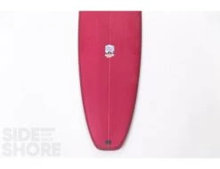 Egg Not - Mid - 7'4" X 21.50" X 2.78" - 49 L - Single US Box + Quad - Red -Horizon Surf egg not mid 74 x 2150 x 278 49 l single us box quad red rusty surfboards 13