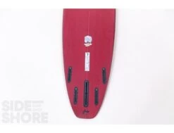 Egg Not - Mid - 7'4" X 21.50" X 2.78" - 49 L - Single US Box + Quad - Red -Horizon Surf egg not mid 74 x 2150 x 278 49 l single us box quad red rusty surfboards 19