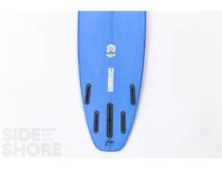 Egg Not - Mid - 7'6" X 21.75" X 2.80" - 51 L - Single US Box + Quad - Blue -Horizon Surf egg not mid 76 x 2175 x 280 51 l single us box quad red rusty surfboards 16