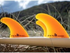 FCS II Performer Neo Glass Mango Eco Blend Thruster - Large -Horizon Surf fcs ii performer neo glass mango eco blend thruster large fcs 3