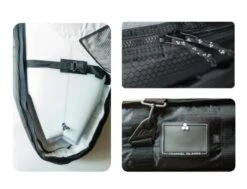Housse Travel Light Cx 2 Double 7'0 - Charcoal -Horizon Surf housse travel light cx 2 double 70 charcoral channel islands 3