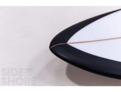 Myconaut - Black Rails - 5'5 X 20 1/2" X 2 7/16" - Quad - Futures -Horizon Surf myconaut black rails 55 x 20 12 x 2 716 quad futures christenson surfboards 15