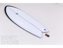 Myconaut - Black Rails - 5'5 X 20 1/2" X 2 7/16" - Quad - Futures -Horizon Surf myconaut black rails 55 x 20 12 x 2 716 quad futures christenson surfboards 16