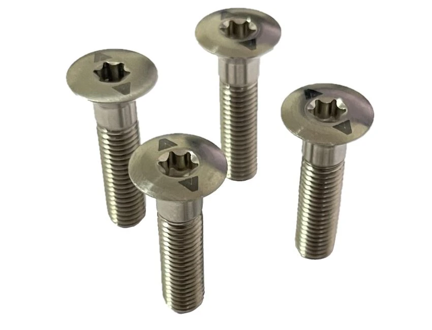 Vis 30mm M7 Titanium CSK Screw Set 4 Vis 30mm M7 Titanium CSK Screw Set – Image 2